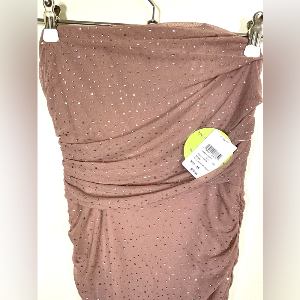 Desi Heatstone Corset Mini Party Dress - Picture 2 of 8